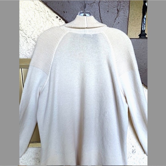 VINCE Wool/Cashmere Open Front Cardigan w/ Ribbed Knit Trim & Pockets EUC/sz S - Picture 13 of 16